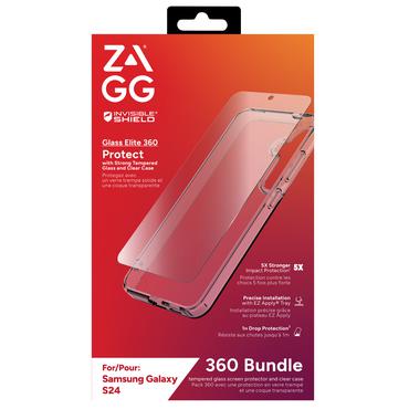 Zagg InvisibleShield Glass Elite 360 - baksidesskydd f&ouml;r mobiltelefon