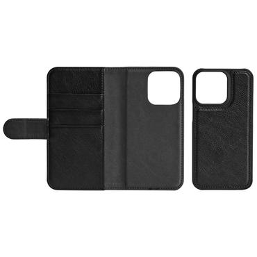 Essentials iPhone 13 Pro PU wallet, detachable, 3 card, Black
