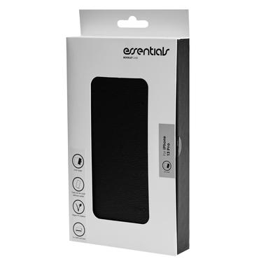 Essentials iPhone 13 Pro PU wallet, detachable, 3 card, Black