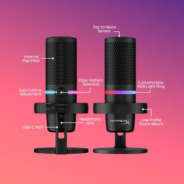 HyperX DuoCast - mikrofon