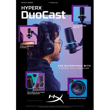 HyperX DuoCast - mikrofon