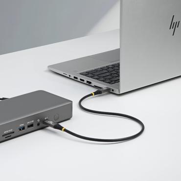 StarTech.com CC150CM80GUSB4CABLE USB-kabel USB4 Gen 4x2 1,5 m USB C Sort