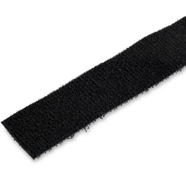 StarTech.com 50ft. Hook and Loop Roll - Cut-to-Size Reusable Cable Ties - Bulk Industrial Wire Fastener Tape - Adjustable Fabric Wraps - Black (HKLP50) - kabelbandsrulle