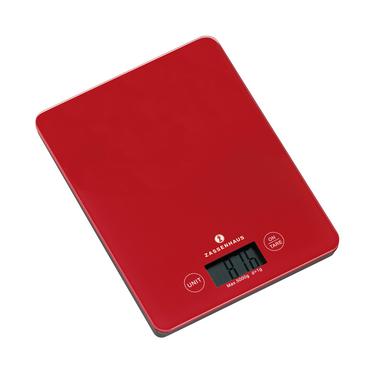 Zassenhaus Balance Rød Bordplade Rektandel Elektronisk køkkenvægt