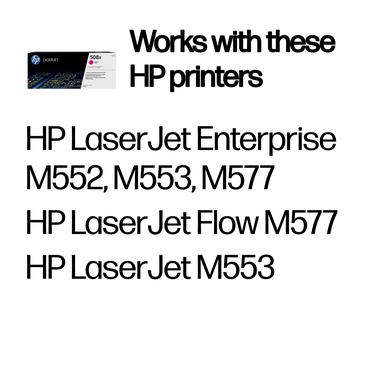HP 508X - H&oslash;jtydende - magenta - original - LaserJet - tonerpatron (CF363X)