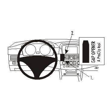 Brodit ProClip Center mount - montering för mobiltelefon