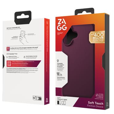 ZAGG Manhattan Snap mobiltelefon etui 16 cm (6.3") Cover Kirsebærfarvet