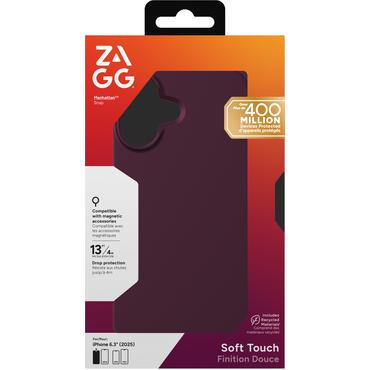 ZAGG Manhattan Snap mobiltelefon etui 16 cm (6.3") Cover Kirsebærfarvet