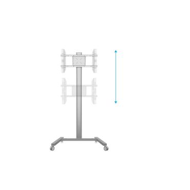 Multibrackets M Display Stand 180 Single ställ - för LCD-display - silver