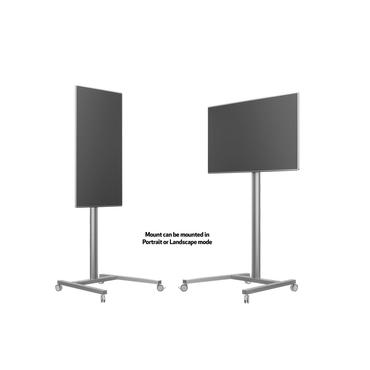 Multibrackets M Display Stand 180 Single ställ - för LCD-display - silver