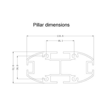 Multibrackets M Display Stand 180 Single ställ - för LCD-display - silver