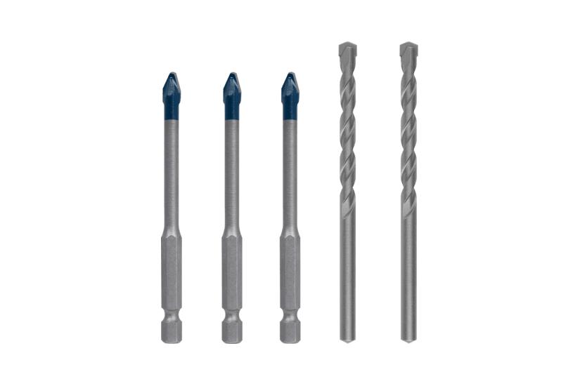 Bosch Expert borebits&aelig;t - f&ouml;r betong, mjuk flise, h&aring;rd flise, massiv tegel - 5 stykker
