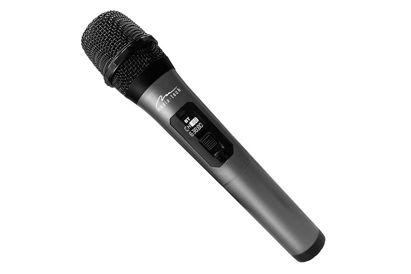 Media Tech Mikrofon - 3,5 mm jack - Kardioid - Svart - Batteri - 50 - 18000 hz
