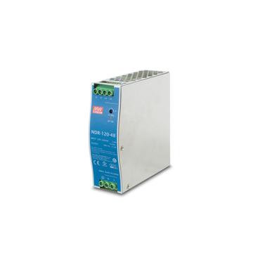 PLANET PWR-120-48 enhed til strømforsyning 120 W Blå, Grå