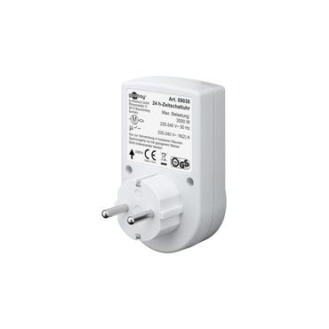 Goobay 59038 elektronisk tæller Hvid Daglig timer
