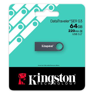 Kingston DataTraveler SE9 G3 - USB flash-enhet - 64 GB