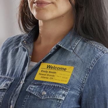 DYMO 2133400 selvklæbende etiket Afrundet rektangel Aftagelig Gul 220 stk