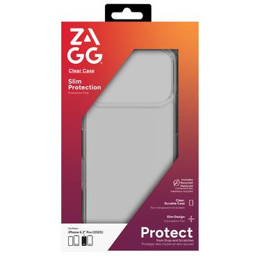 ZAGG Clear mobiltelefon etui 16 cm (6.3") Cover Transparent