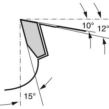 Bosch Construct Wood rundsavsklinge - for træ med søm, konstruktionstræ med mørtel og søm