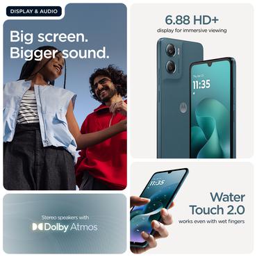 Motorola moto g06 17,5 cm (6.88") Dual SIM Android 15 4G USB Type-C 4 GB 256 GB 5200 mAh Blå