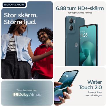 Motorola moto g06 17,5 cm (6.88") Dual SIM Android 15 4G USB Type-C 4 GB 256 GB 5200 mAh Blå