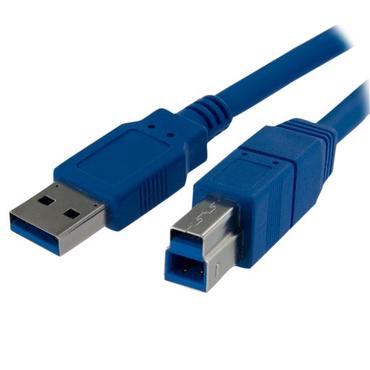 StarTech.com 1&nbsp;m SuperSpeed USB 3.0-kabel A till B &ndash; M/M - USB-kabel - USB Type B till USB typ A - 1 m