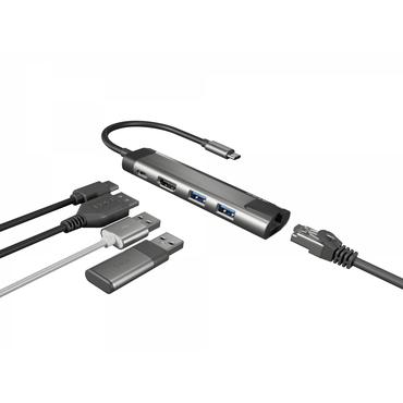 NATEC Fowler Go USB 3.2 Gen 1 (3.1 Gen 1) Type-C Rustfrit stål