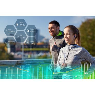 ETA Vital Body 6780 90000 - badevægte - sort