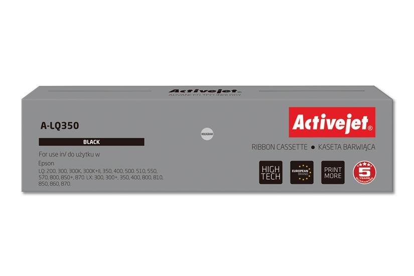 Activejet A-LQ350 farveb&aring;nd (erstatning for Epson S015633; Supreme; sort)