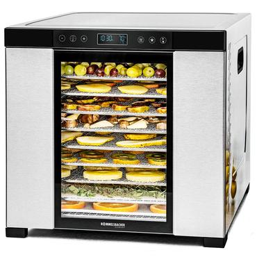 D&ouml;rrautomat DA 1050 (edelstahl/schwarz, 1.100 Watt, D&ouml;rrfl&auml;che 39,4cm x 38cm pro Ebene)