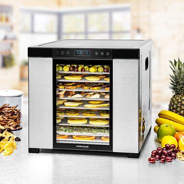 D&ouml;rrautomat DA 1050 (edelstahl/schwarz, 1.100 Watt, D&ouml;rrfl&auml;che 39,4cm x 38cm pro Ebene)