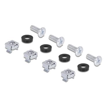 Delock Universal Rack Mounting Set 2 pieces black