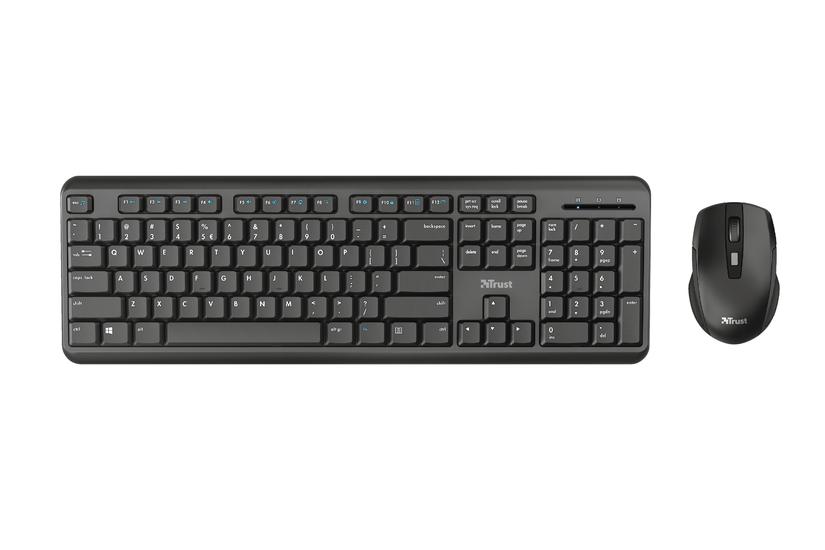 Trust TKM-350 - tastatur och mus-sæt - tyska