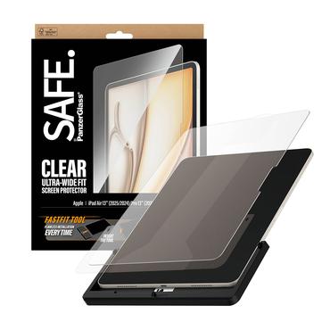PanzerGlass SAFE. by ® Skærmbeskyttelse iPad Air 13" (2024-2026) | Pro 13" (2024-2025) | Ultra-Wide Fit m. Fastfit tool