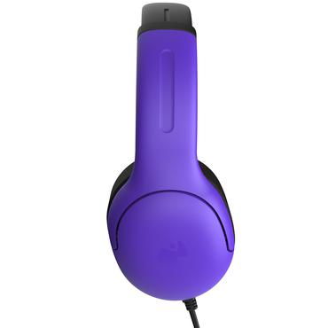 PDP Nebula Ultra Violet AIRLITE Headset Ledningsført Spil Sort, Violet