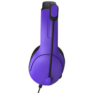 PDP Nebula Ultra Violet AIRLITE Headset Ledningsført Spil Sort, Violet