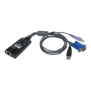 Eaton Tripp Lite Series USB Server Interface Unit Virtual Media & CAC B064 Cat5 KVM TAA - KVM / USB forlænger - TAA-kompatibel