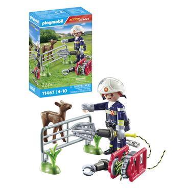 Playmobil Action Heroes 71467 Straż pożarna - Ratowanie zwierząt