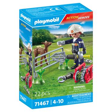 Playmobil Action Heroes 71467 Straż pożarna - Ratowanie zwierząt