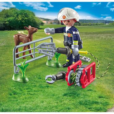 Playmobil Action Heroes 71467 Straż pożarna - Ratowanie zwierząt