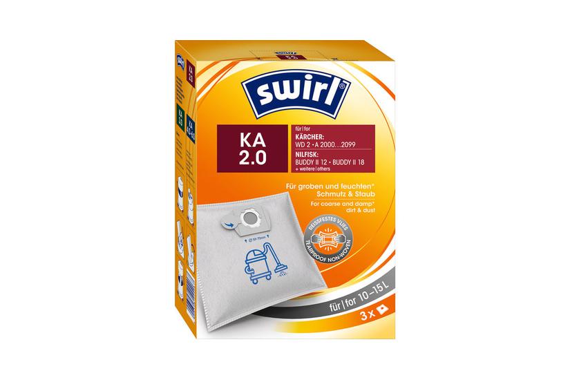 Melitta SDA Staubbeutel Nass/Trocken für Kärcher/Nilfisk KÄ 2 (VE3) (224067)