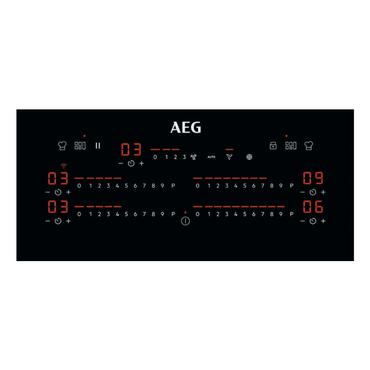 AEG CCE84779CB Sort Indbygget 83 cm Zone induktionskogeplade 4 zone(s) Indbygget hætte