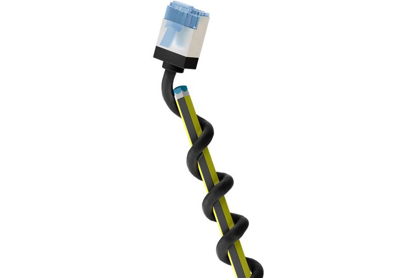 Goobay 74318 netværkskabel Sort 1 m Cat6a U/FTP (STP)