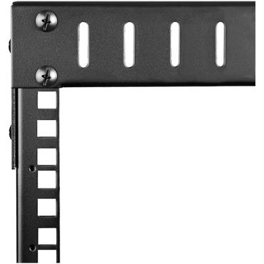 StarTech.com 8U 19" Wall Mount Network Rack, Adjustable Depth 12-20" 2 Post Open Frame Server Room Rack for AV/Data/ IT Communication/Computer Equipment/Switch with Cage Nuts & Screws