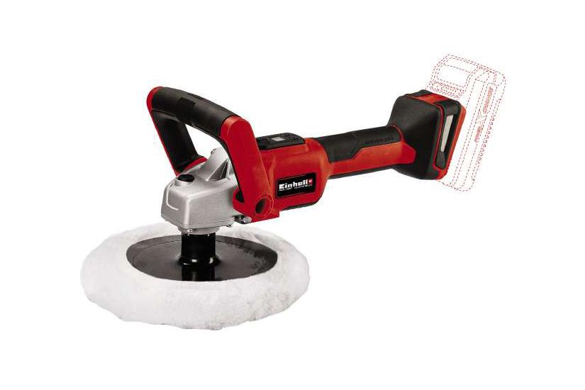 Einhell CE-CP 18/180 Li E-Solo Skivesliber 3000 rpm Sort, R&oslash;d