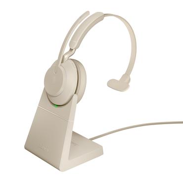 Jabra Evolve2 65 UC Mono - headset - med opladningsstander