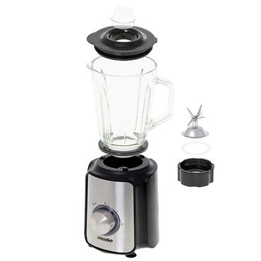 Mesko Home MS 4080 blender 1,5 L Bordplade blender 1200 W Blåbær, Stål, Transparent