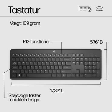 HP 230 Wireless Keyboard Black