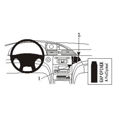 Brodit ProClip Angled mount - beslag til montering