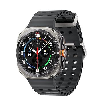 Samsung Galaxy Watch Ultra 3,81 cm (1.5") AMOLED 47 mm Digital 480 x 480 pixel Berøringsskærm 4G Sølv, Titanium Wi-Fi GPS (satellit)